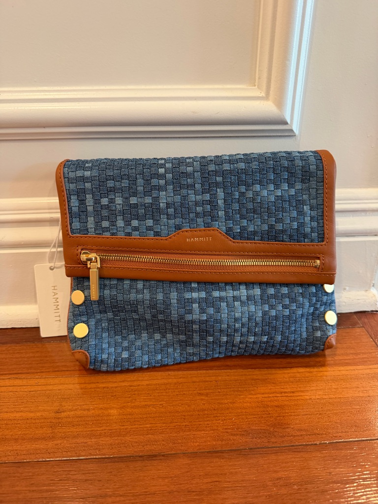 Hammitt Vip Medium Mossic Denim Handbag